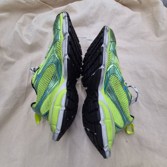 Balenciaga 3XL sneakers in neon yellow and blue mesh MENS SIZE 43 US 10 - Picture 4 of 8